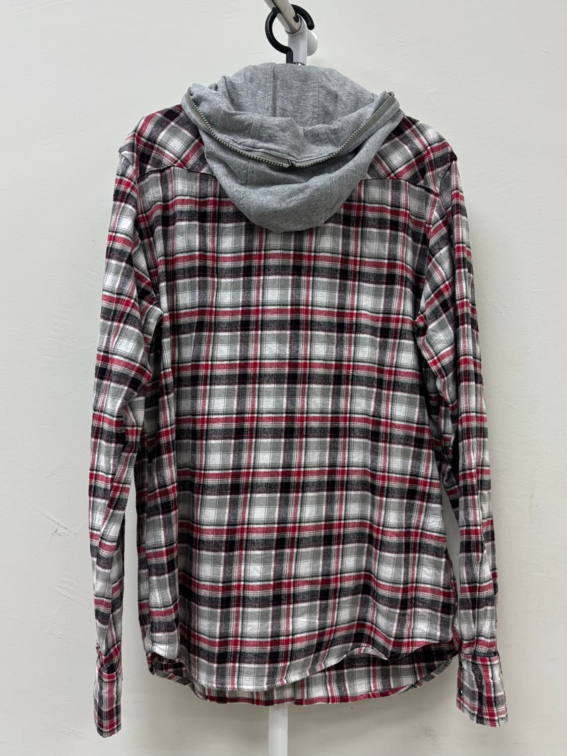 빈티지 y2k 레이어드 셔츠 후드집업 상품이미지8