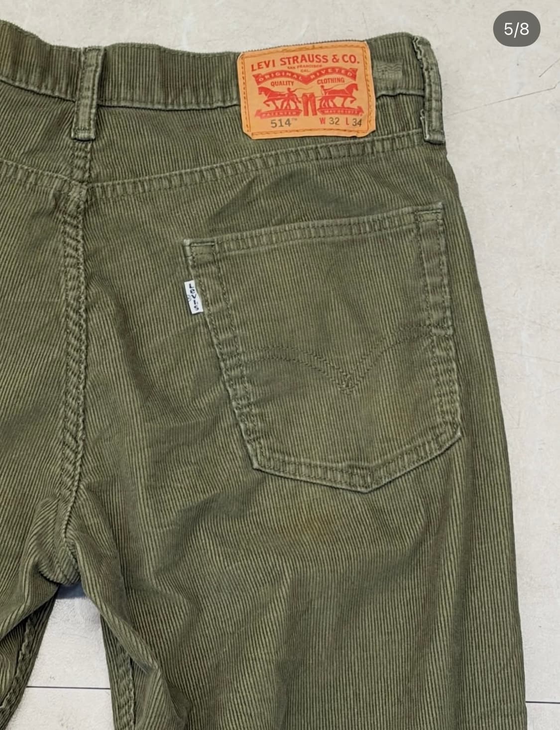 리바이스 코듀로이 팬츠 상품이미지5