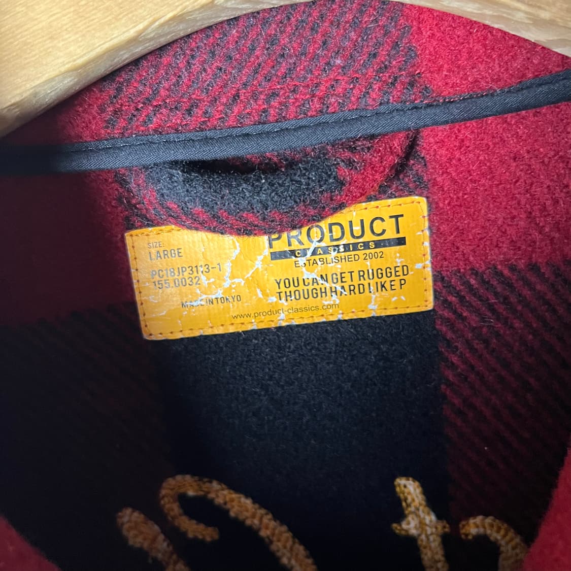 [PRODUCT classic] 프로덕클래식 버팔로체크 울 자켓 상품이미지5