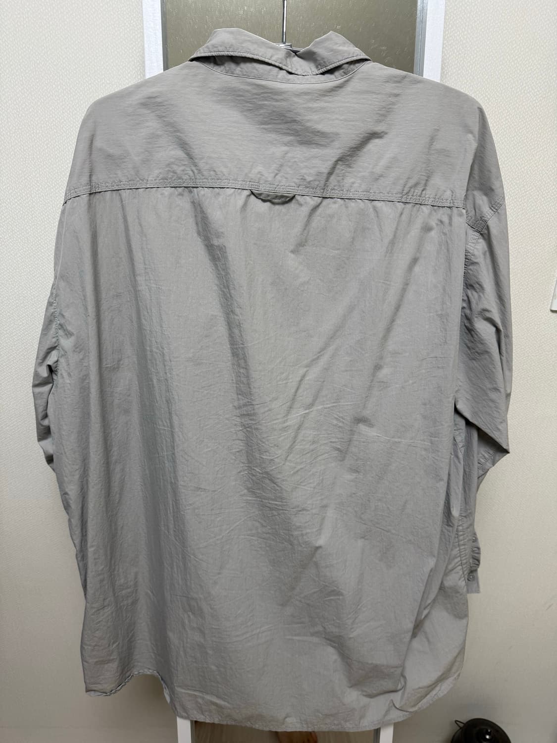 무신사스탠다드 시리레져 셔츠 그레이 xl 상품이미지3