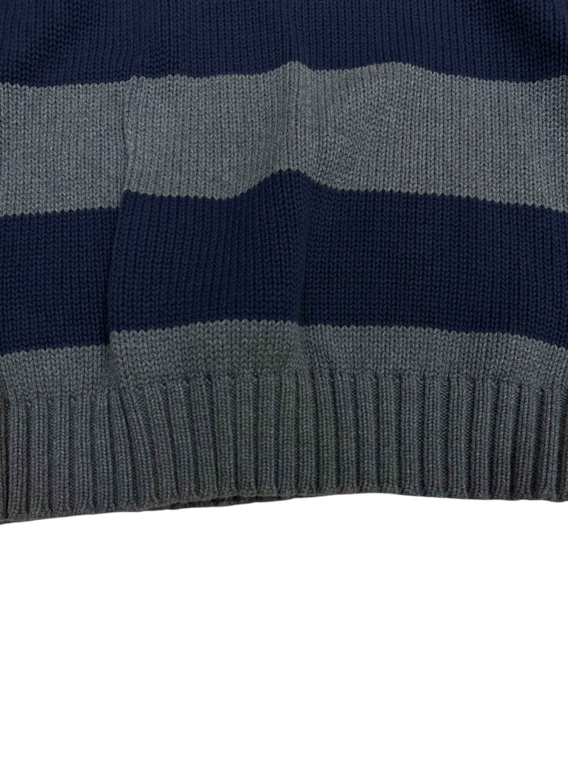 00s 폴로 줄무늬 니트 그레이&네이비 (L) 상품이미지5