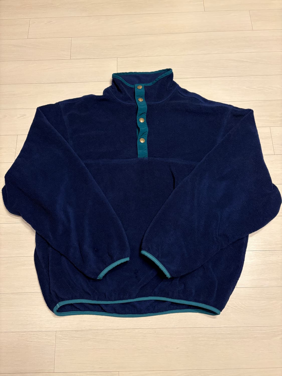 L)90s~00s 울리치 네이비 플리스  상품이미지1