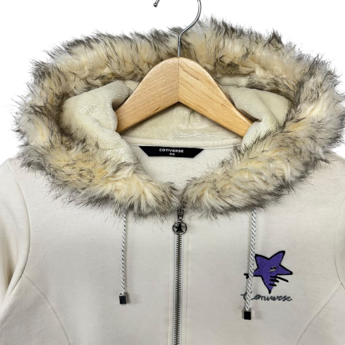 컨버스 원스타 울프죠 후드집업 상품이미지2