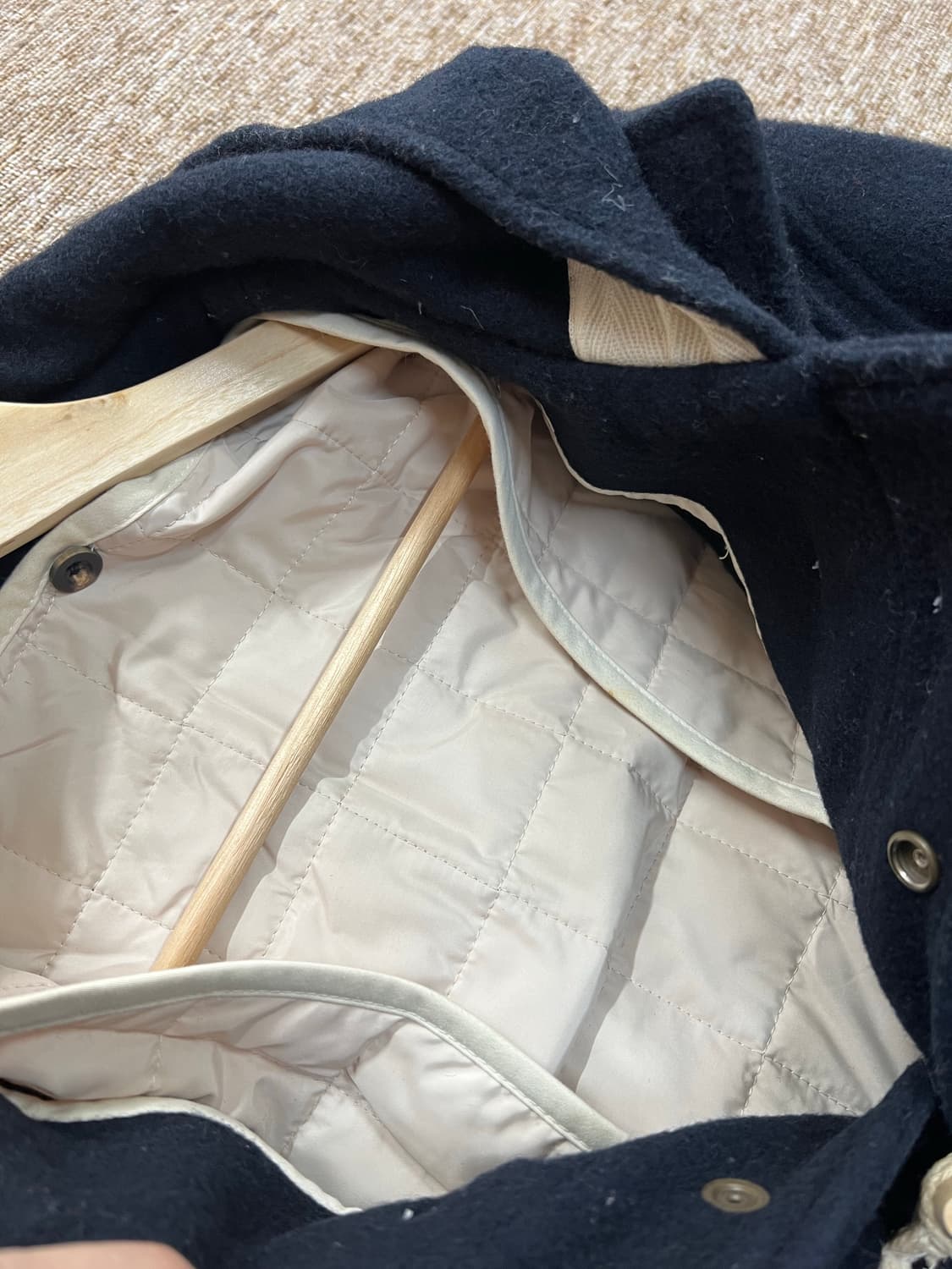 비바스튜디오 네이비 더플코트 L 상품이미지3