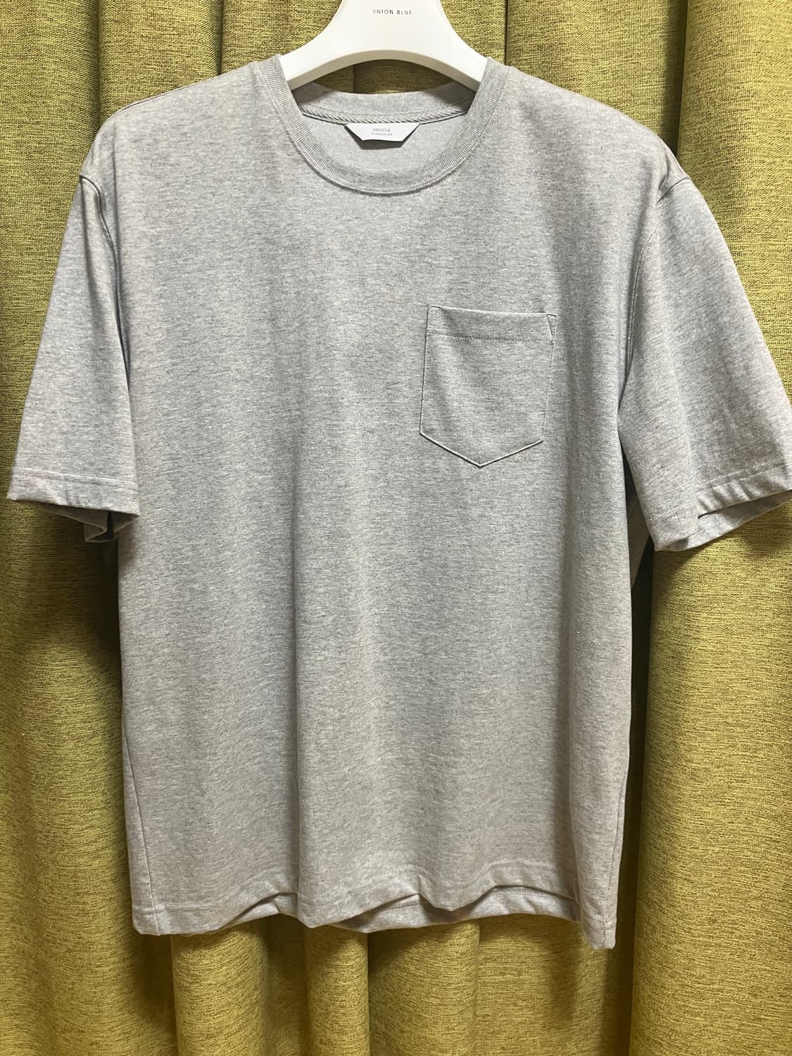 리우아 프리미엄 CP20 포켓 반팔티 메란지 멜란지 그레이 S 상품이미지2