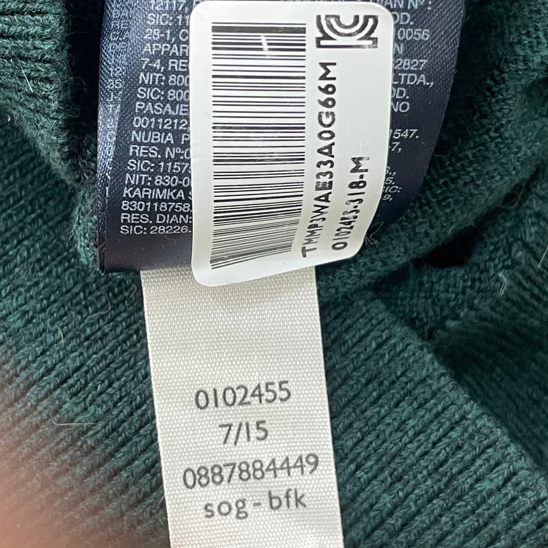 M 타미힐피거 브이넥 버튼 가디건 0303S1 상품이미지4