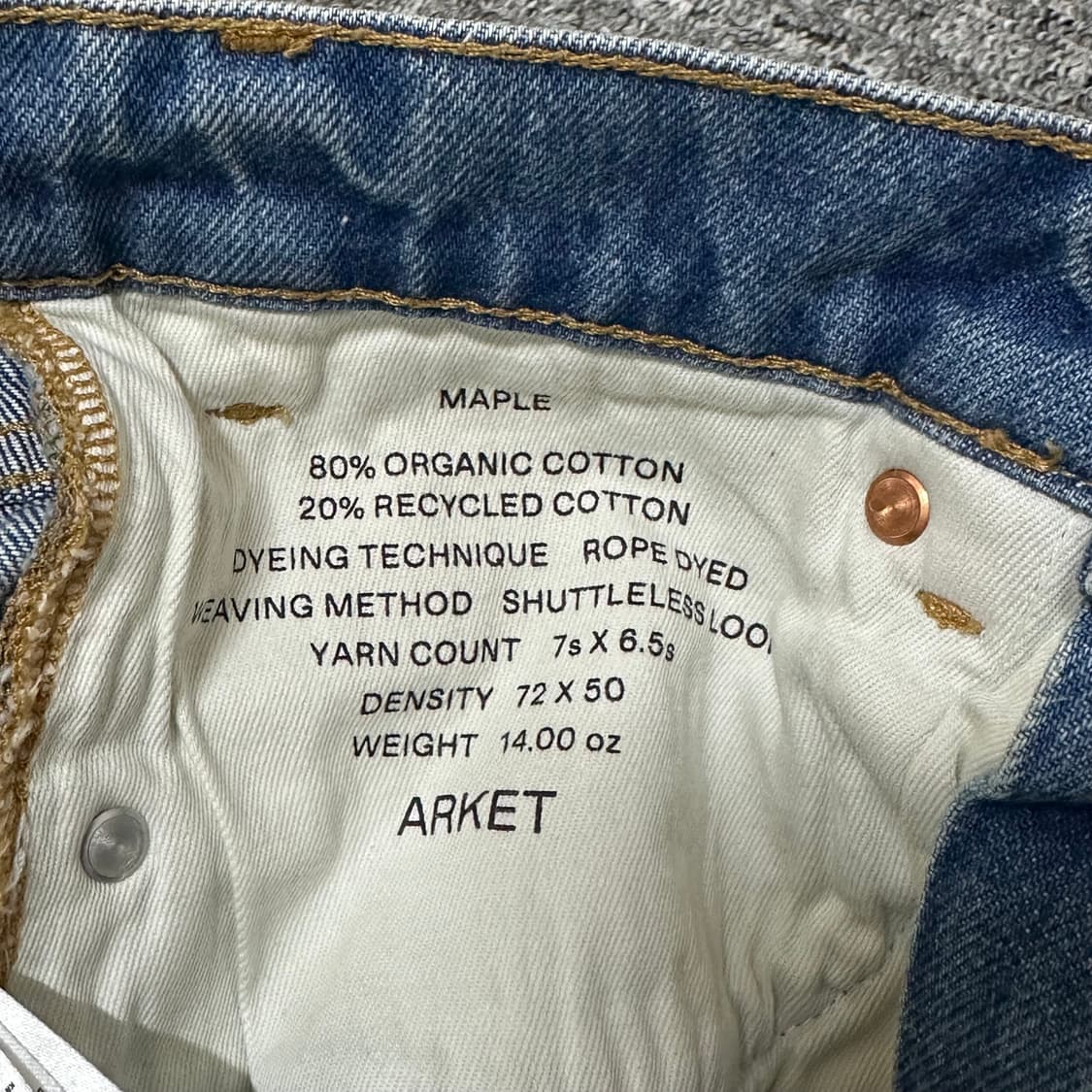 아르켓 arket 메이플 청바지 팬츠 바지 상품이미지4