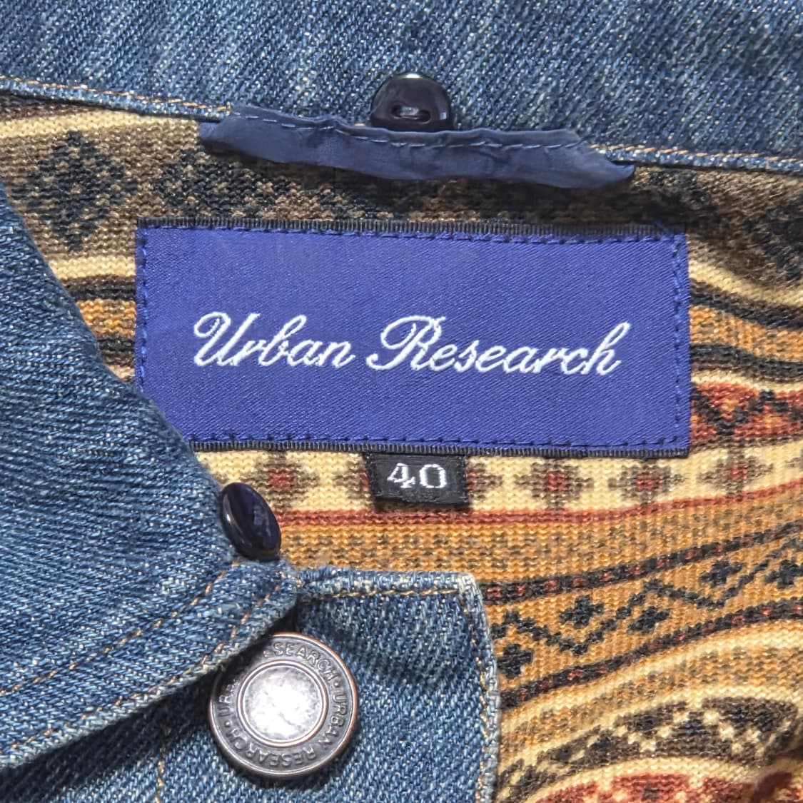 URBAN RESEARCH 어반리서치 데님 자켓 jpn 모델 상품이미지4
