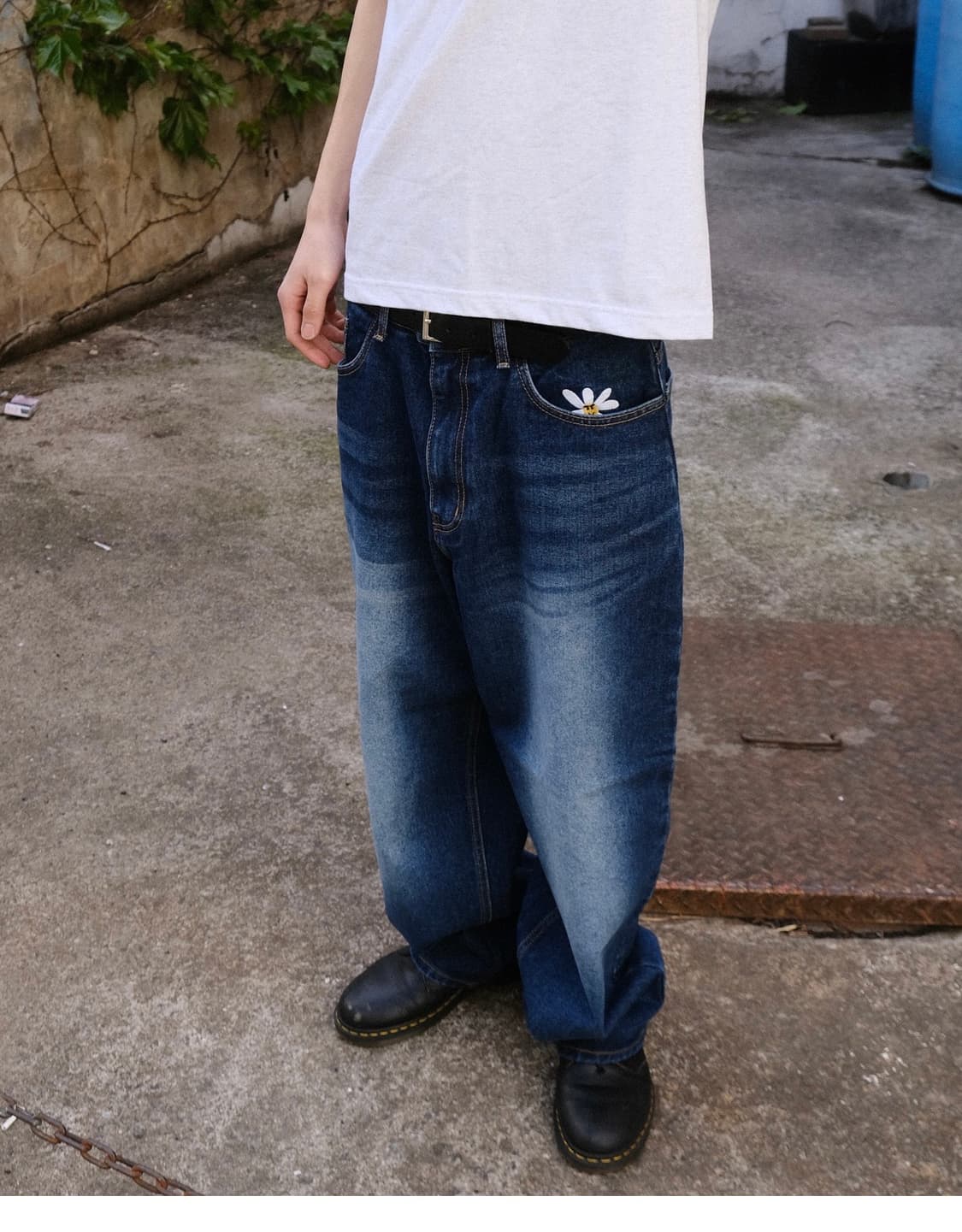 라브로스 서울 캣 브러쉬 배기진 인디고 L 상품이미지2