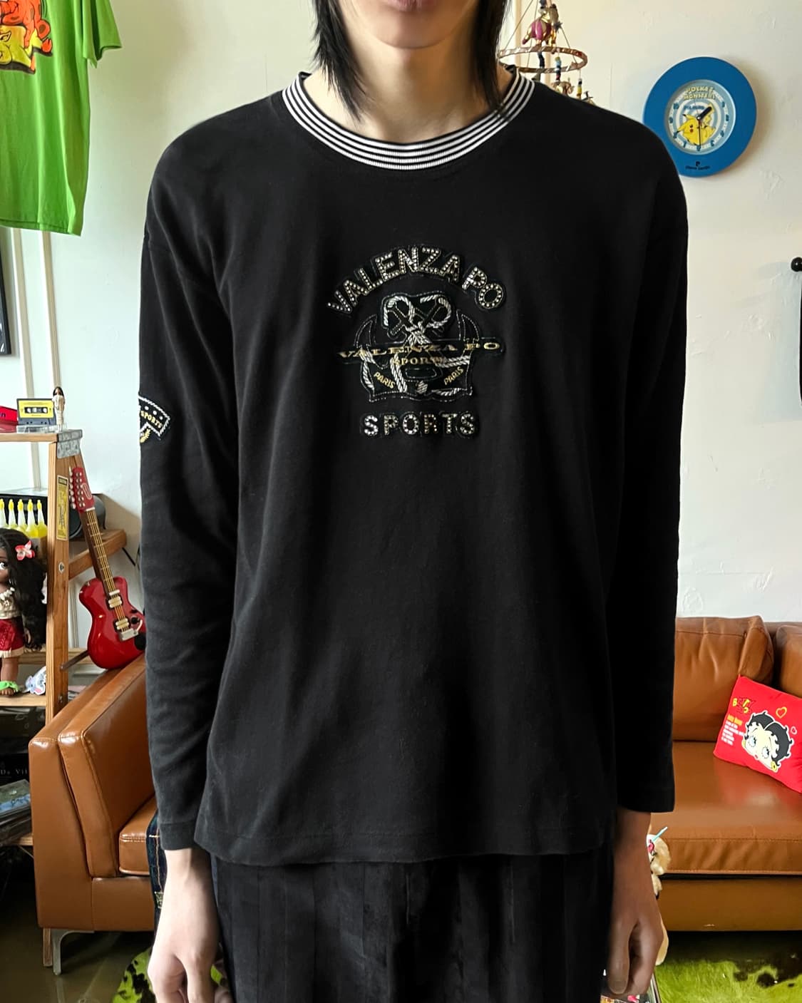 1980-90s VALENZA PO SPORTS Long-Sleeve 상품이미지2