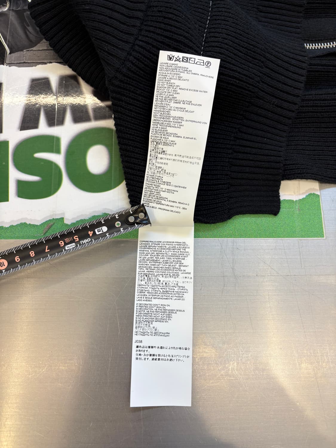 엠엠식스 립 하프집 니트 워머 상품이미지5