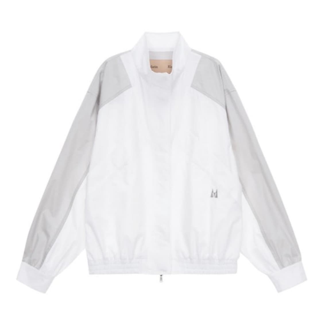 마뗑킴 코팅점퍼 화이트 상품이미지1