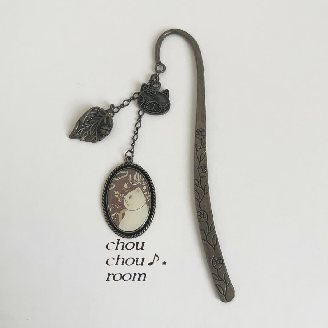 메탈 펜던트 책갈피 ⊰sweet cat story⊱ bookmark 상품이미지2