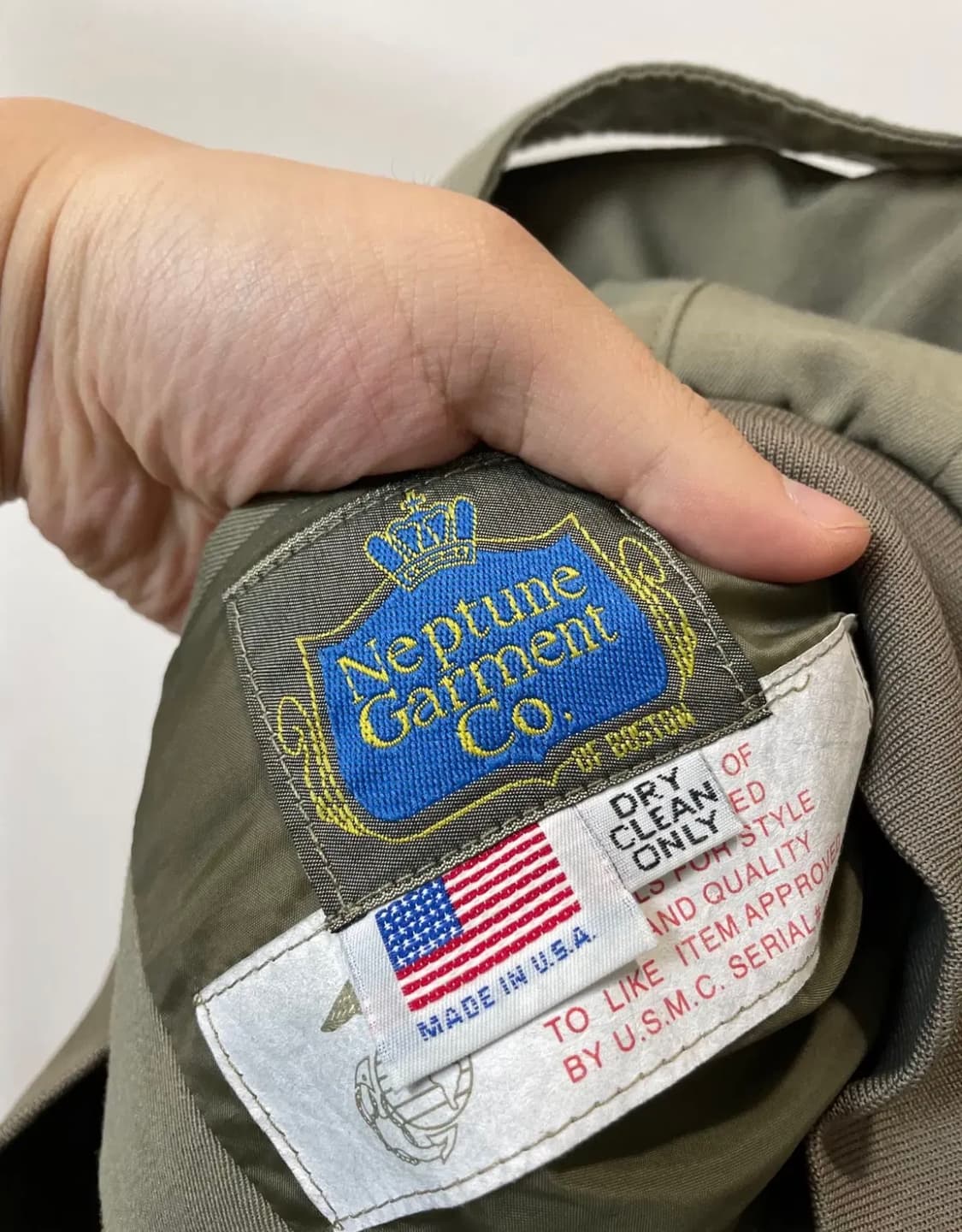 (40) 00's USA usmc 미해병 오피서 봄버 자켓 상품이미지6