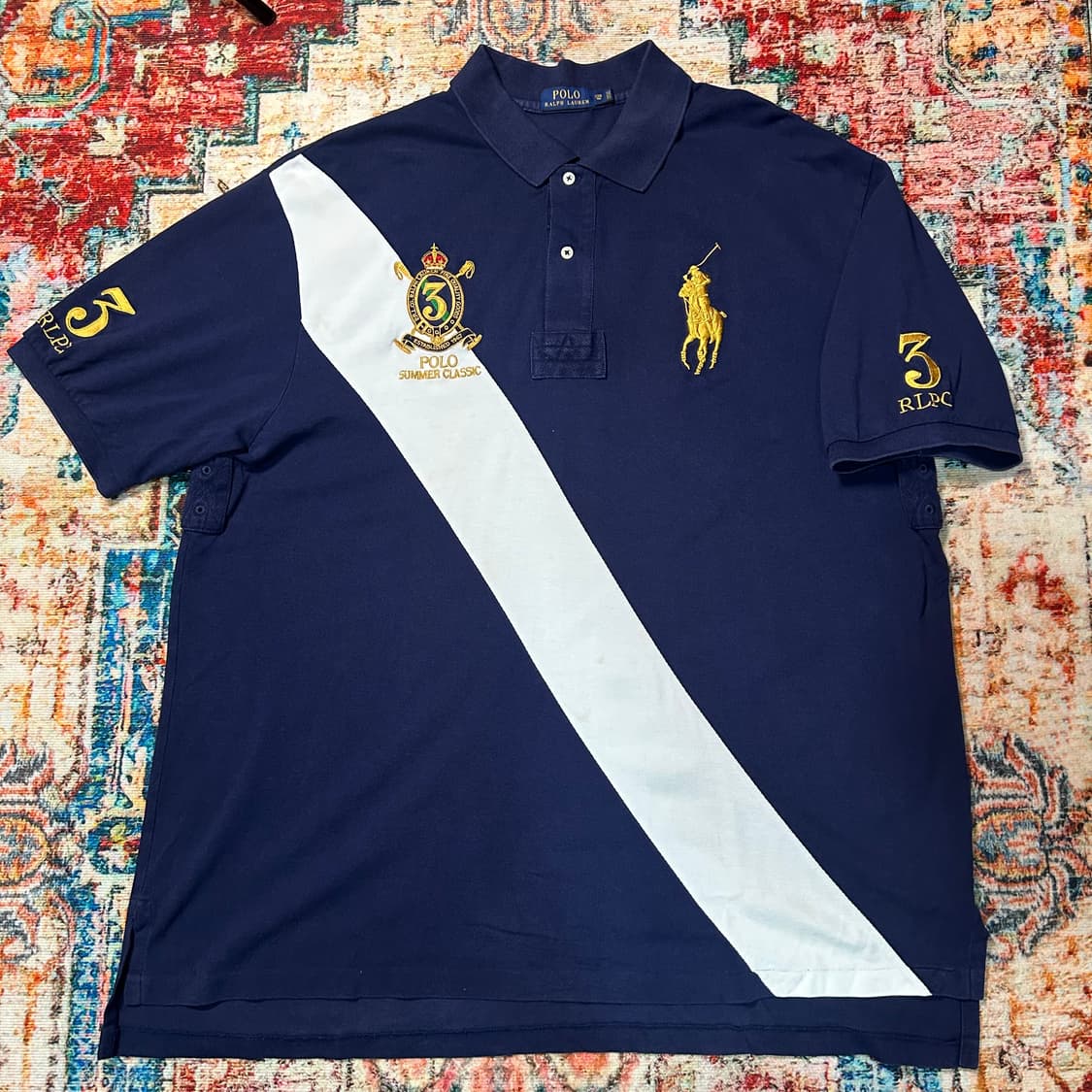 [3XL] 폴로 랄프로렌 빅포니 빅사이즈 럭비 반팔티 상품이미지1