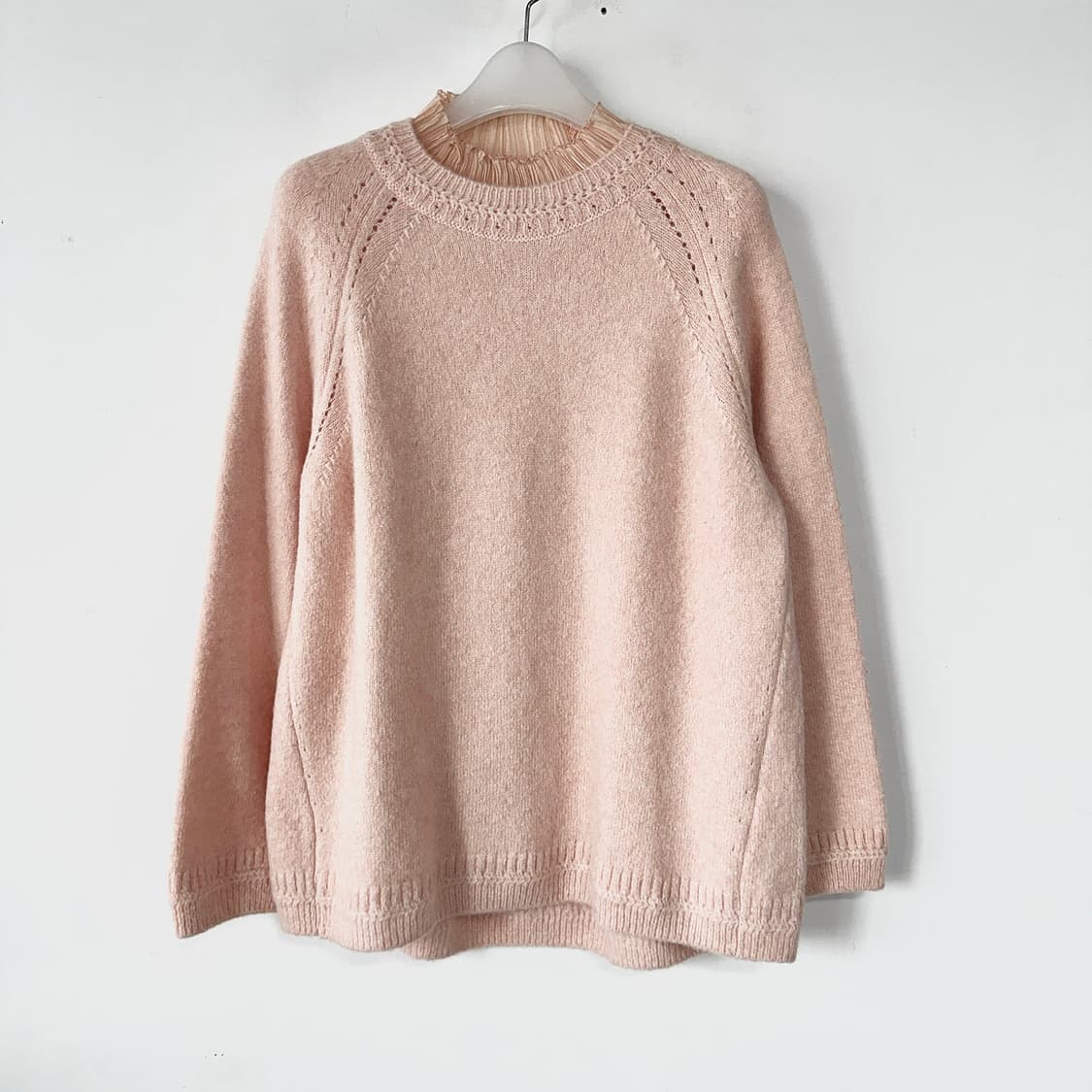 오즈세컨 22 레이어드 니트 탑 상품이미지1