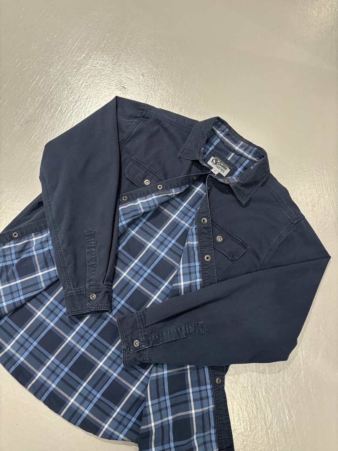 빈티지 워크 셔츠 (Navy)    상품이미지8