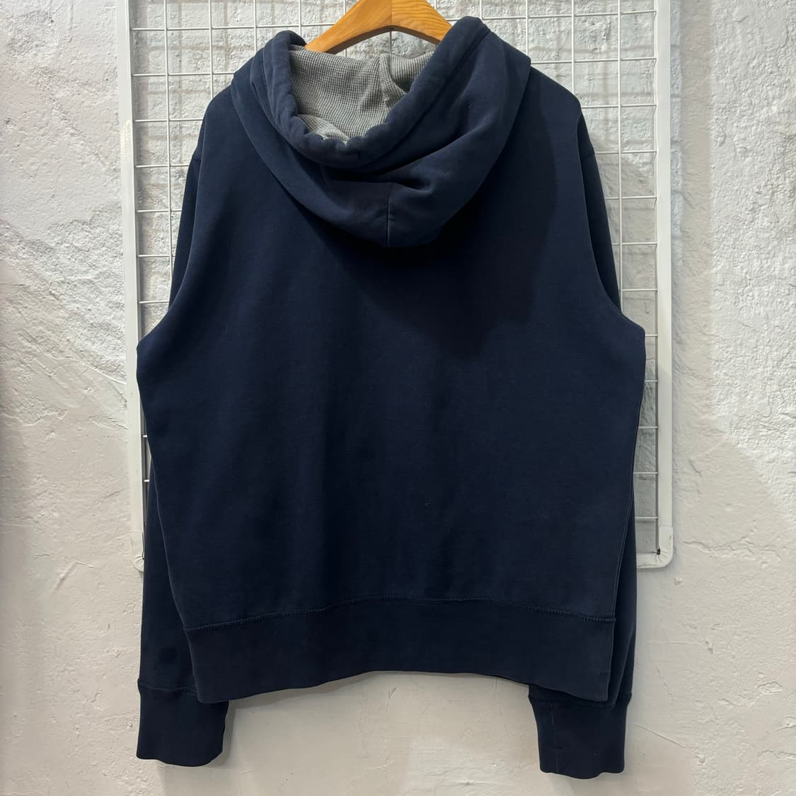 후아유 y2k 네이비 후드집업 L 상품이미지2