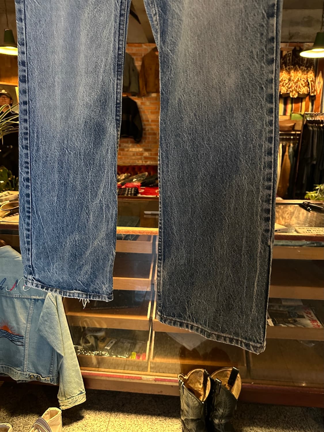 90s USA Levis 517 Boot Cut Denim Pants 상품이미지4