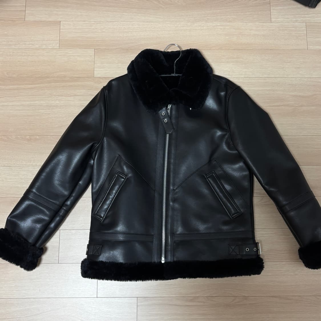 도프제이슨 우먼스 솔리드 무톤 자켓 상품이미지2