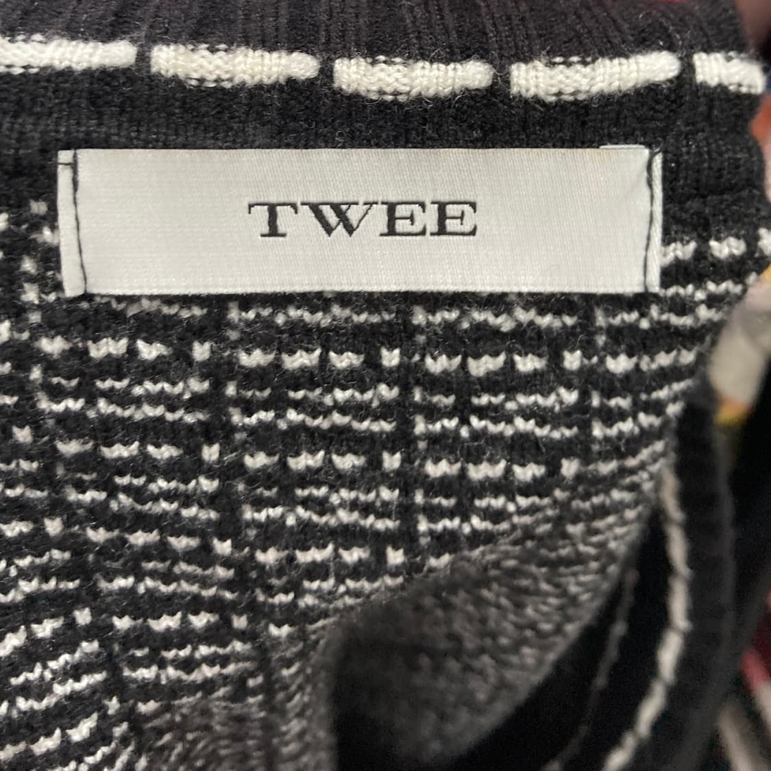 TWEE 여성 트위드가디건 블랙 FF 영구제 상품이미지4