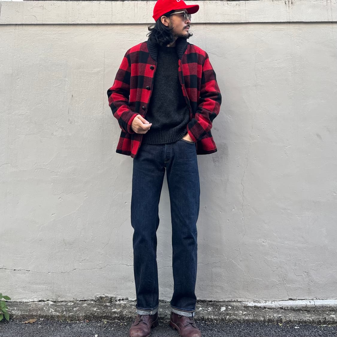 90년대 미국 파이브 브라더 울 워크 자켓 상품이미지9