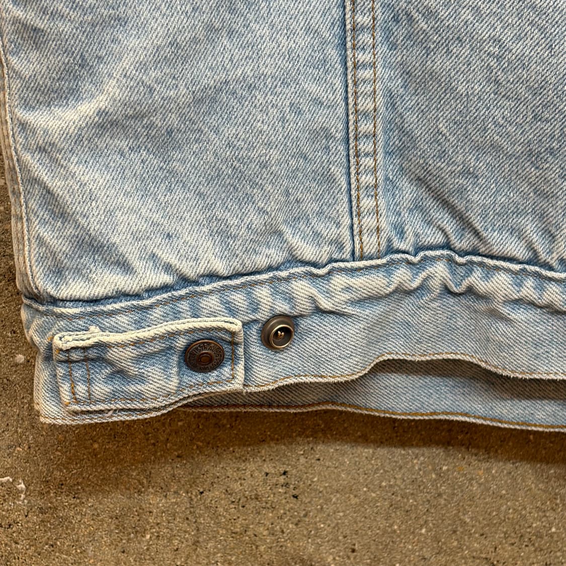 새상품급 80s Made in USA 리바이스 쉐르파 양털 조끼 베스트  상품이미지8