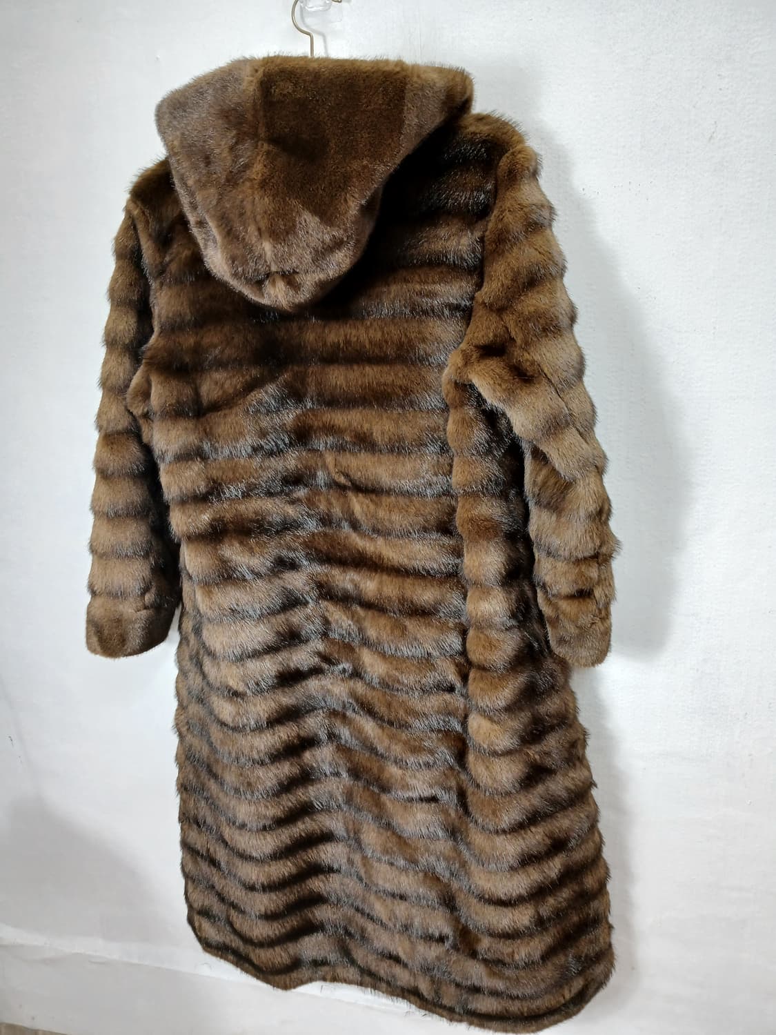 천연밍크 후드 롱 코트 90-95 M 새제품 상품이미지8