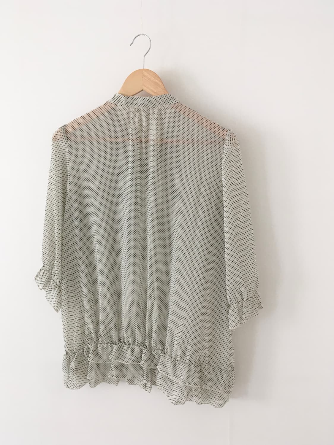 mini dot frill blouse 상품이미지10