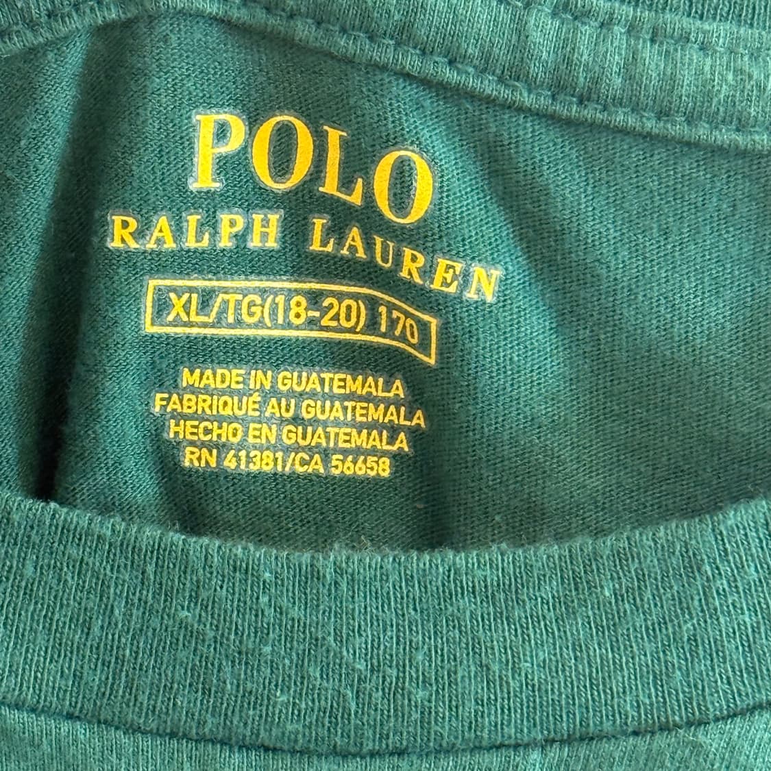 폴로 랄프로렌 Camiseta 프린팅 반팔티 XL 상품이미지2