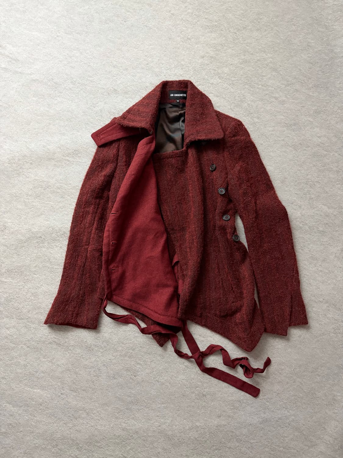 17FW 앤드뮐미스터 비대칭 울 자켓  상품이미지2