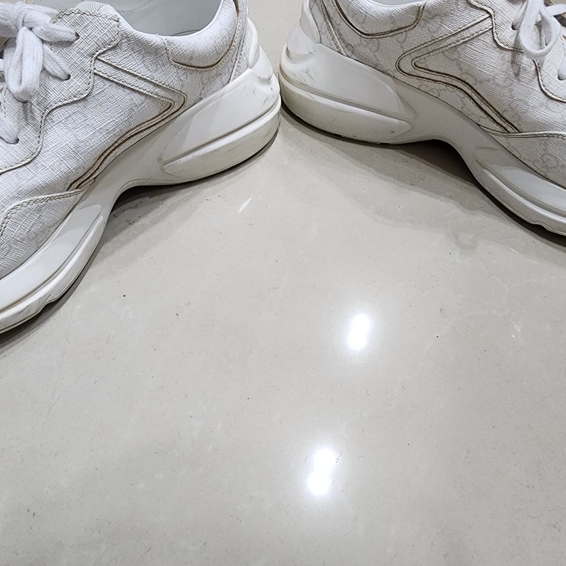 구찌 GG 수프림  스니커즈 화이트 9사이즈 상품이미지6