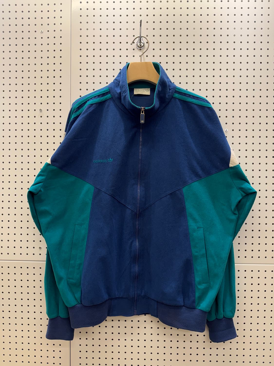 90s 아디다스 올드스쿨 배샛 박시핏 트랙 자켓 U125 상품이미지2