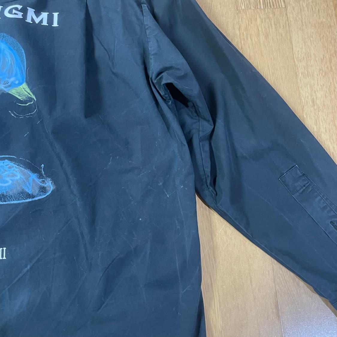 우영미 코튼 백로고 셔츠 100사이즈 상품이미지7