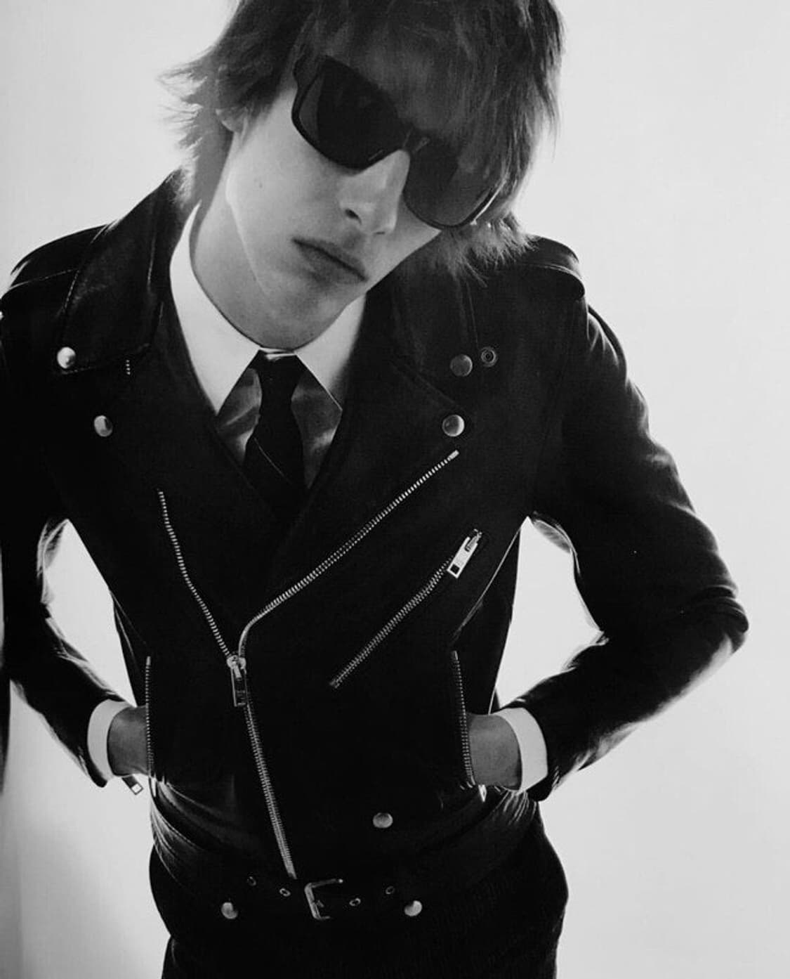 셀린느 클래식 바이커 레더 자켓 52사이즈 상품이미지5