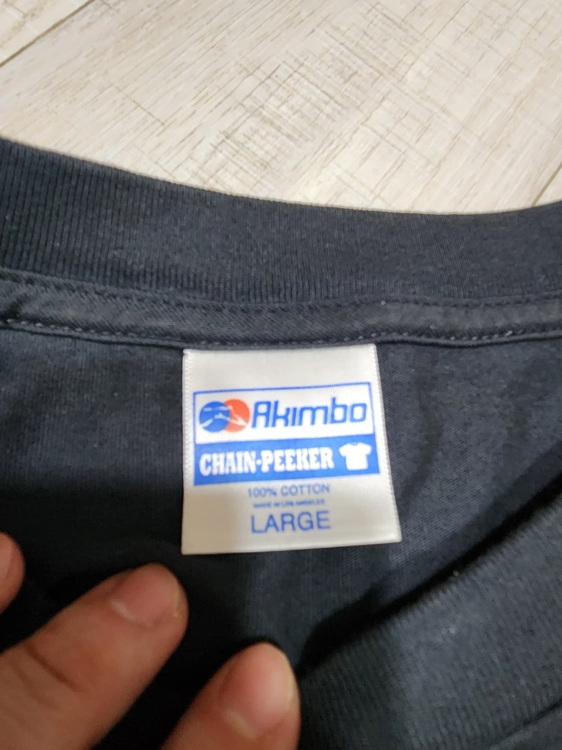 아킴보 포켓 티셔츠 페이디드블랙 상품이미지2