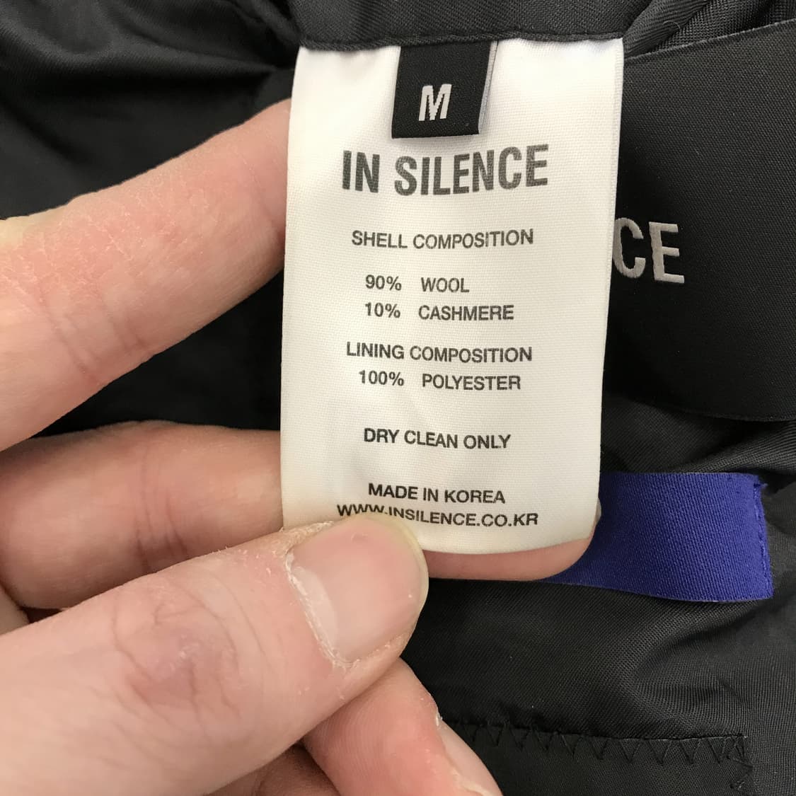 인사일런스 x 분트 캐시미어 더블 모직코트 [M] 상품이미지5
