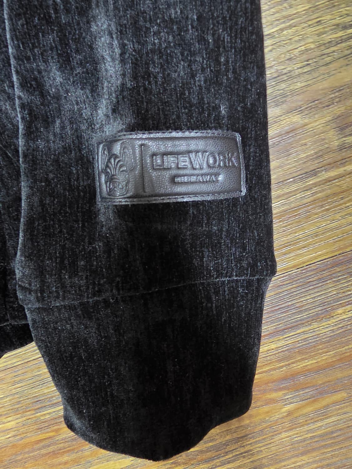 라이프워크 셔닐 벨벳 스트링후드집업 상품이미지5