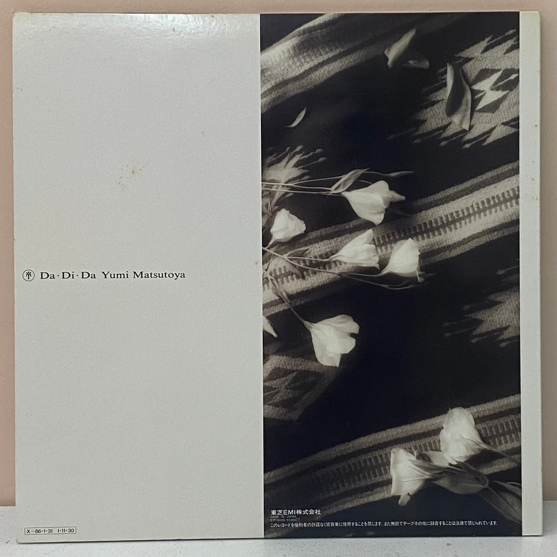 (LP) Yumi Matsutoya - Da-Di-Da 상품이미지2