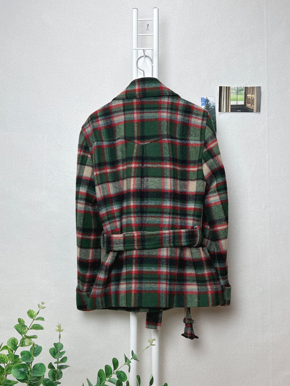 폴로 여성 타탄체크 울자켓 6 상품이미지4