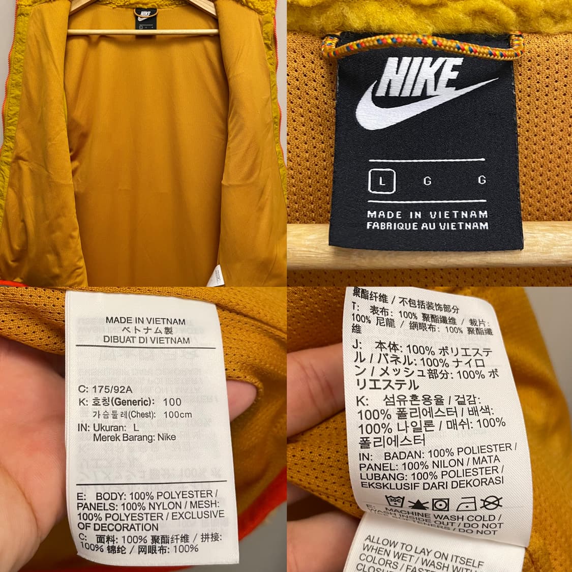 (L)나이키 NSW 셰르파 양털 후리스 플리스 조끼 베스트 상품이미지10