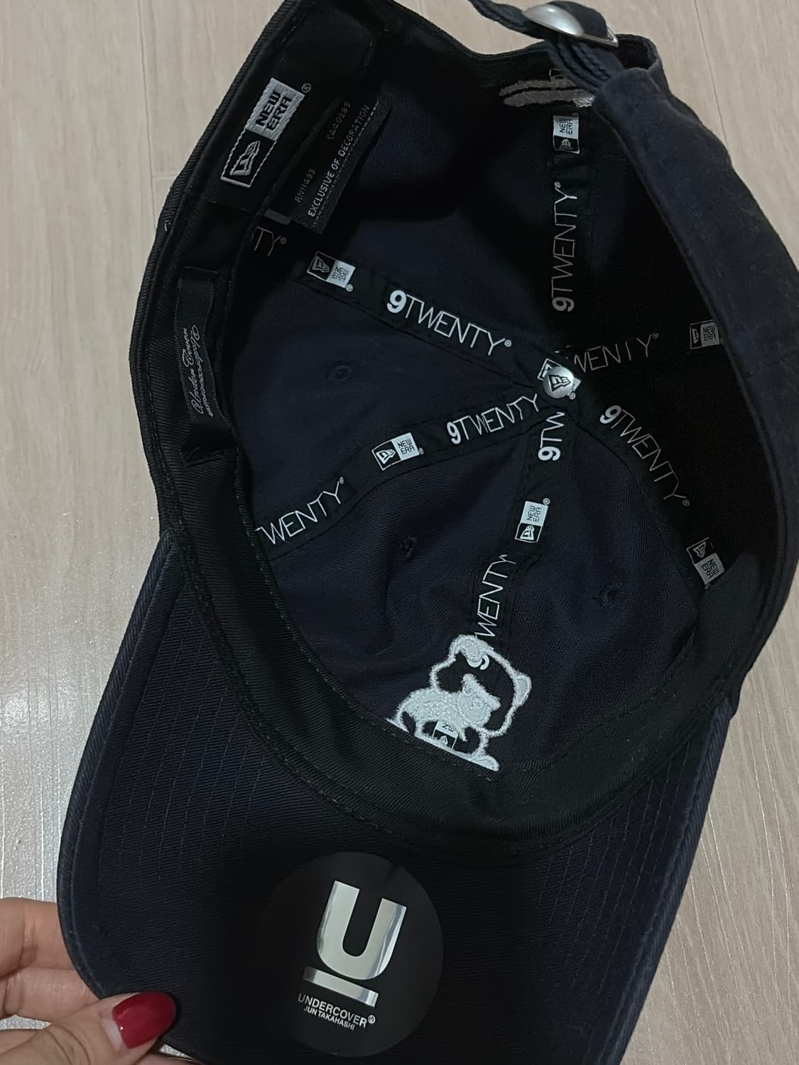 언더커버 모자 볼캡 네이비 상품이미지3