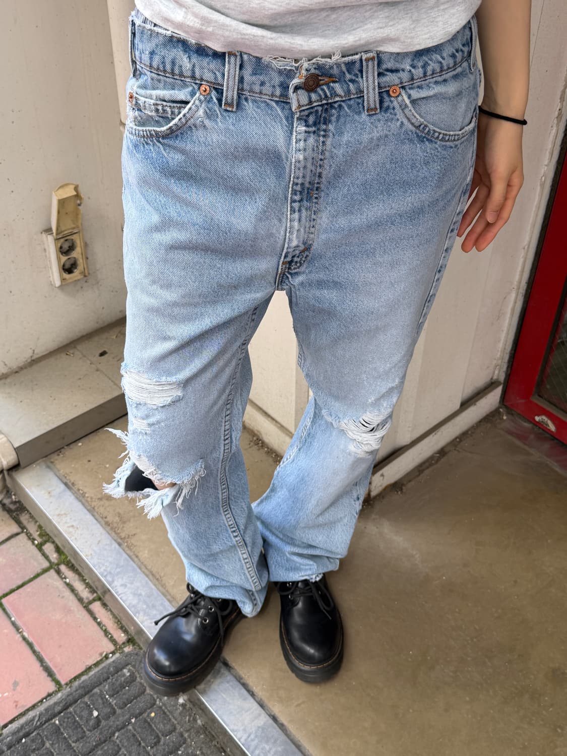 90's MADE IN USA 🇺🇸 리바이스 517 부츠컷 오렌지탭 상품이미지6
