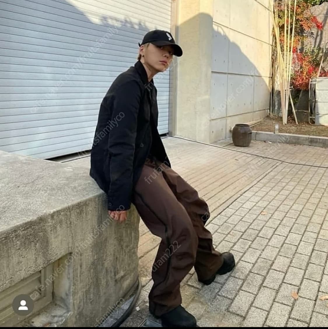 gr10k 아크 팬츠 브라운 상품이미지1