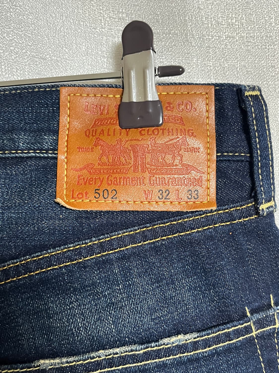 리바이스 502 워싱 데님팬츠 32 상품이미지8