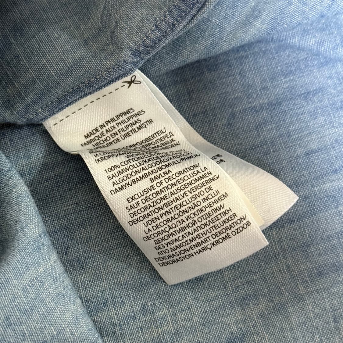 [정품 QR] 폴로 랄프로렌 샴브레이 셔츠 M 상품이미지7