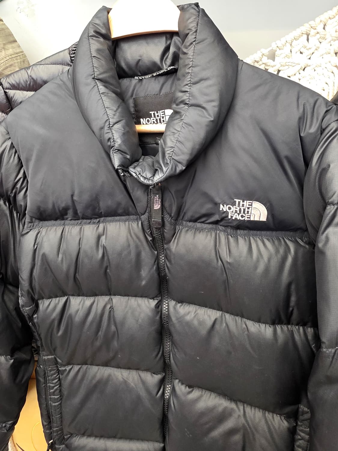 노스페이스 700 눕시 다운 패딩 85 블랙 상품이미지1