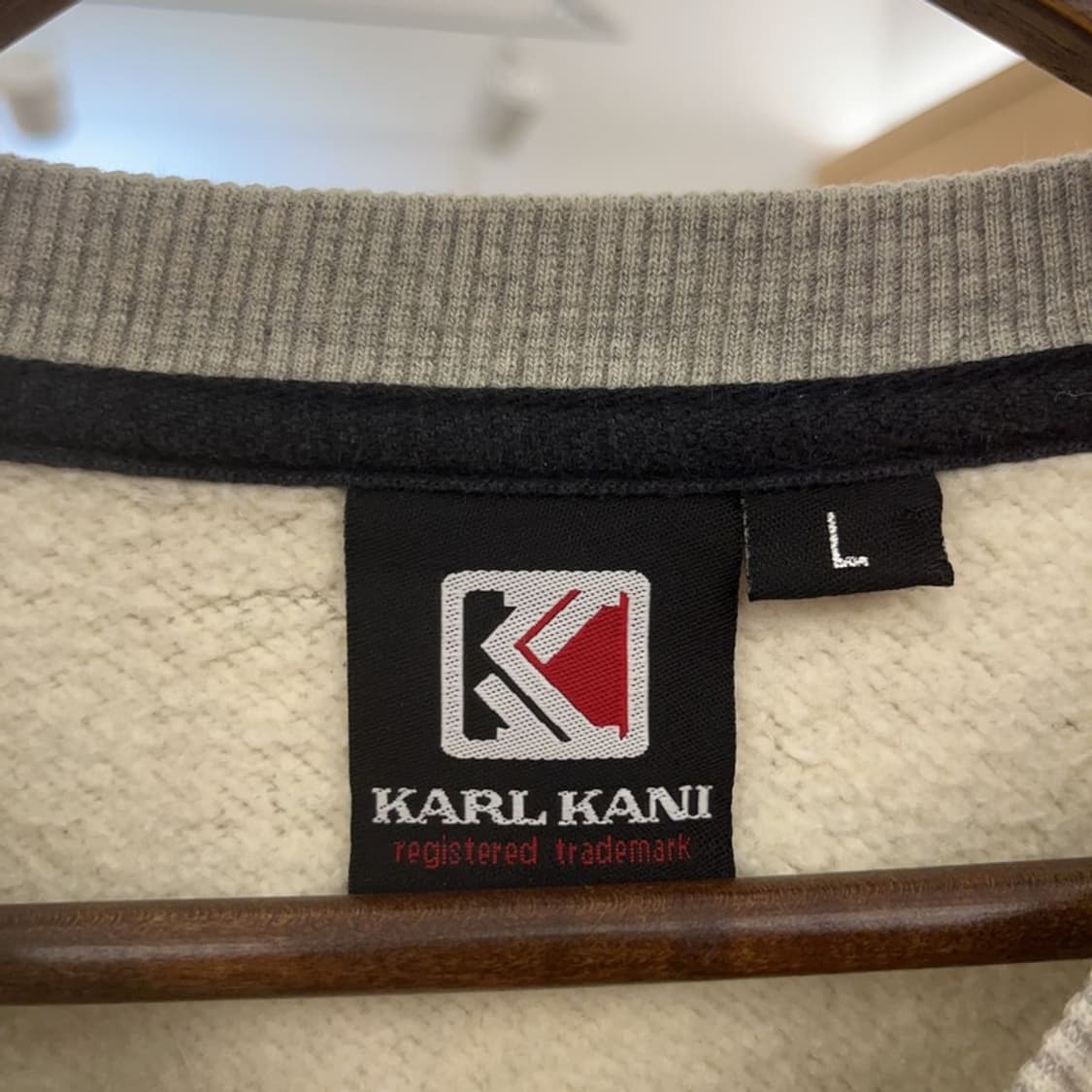 칼카니 레트로 블록코어 스트릿힙 빅로고 약기모 맨투맨 L C08459 상품이미지5