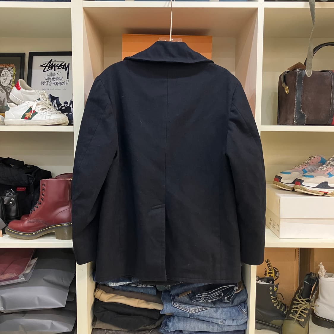 U.S Military 해군 피코트 더블 코트 S 상품이미지3