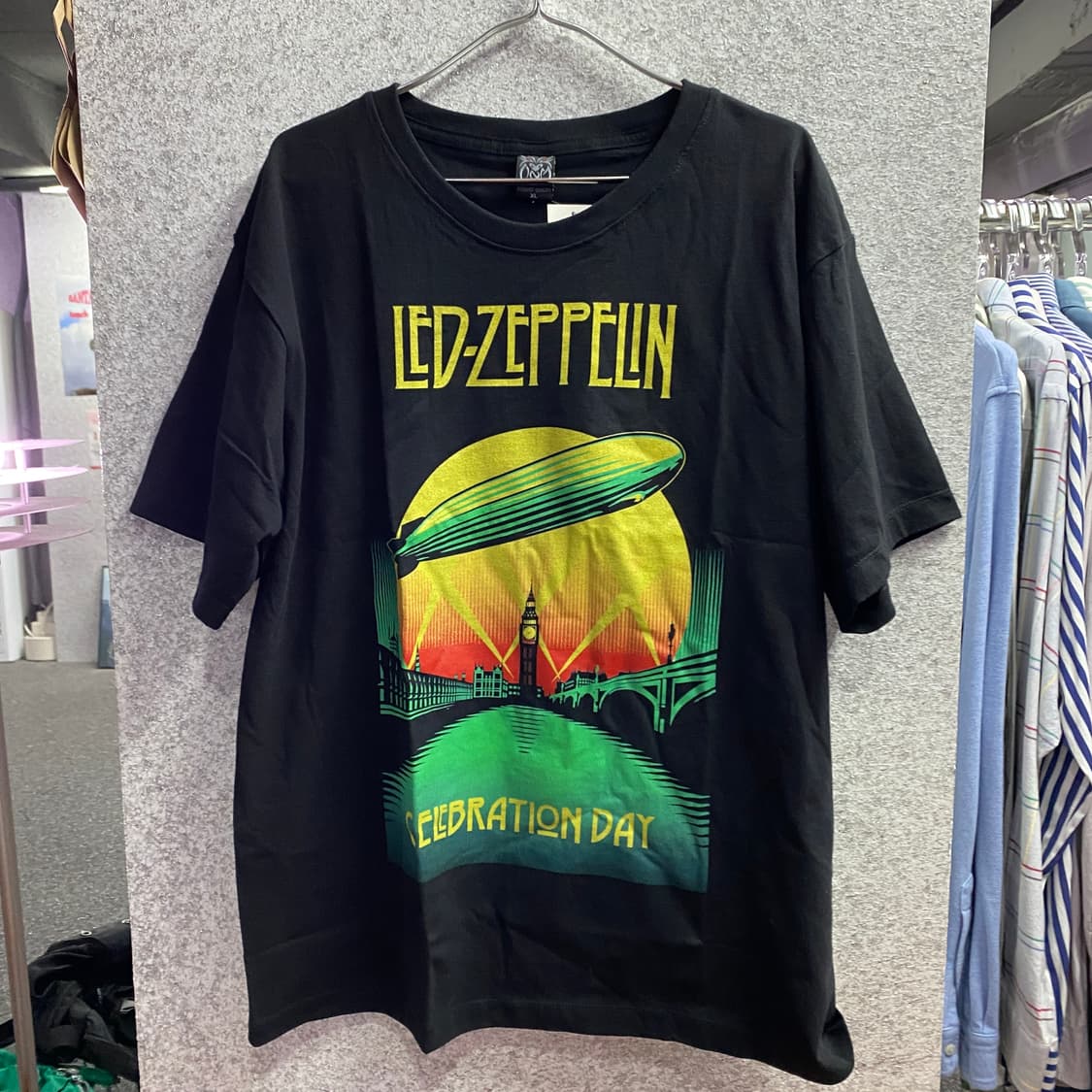 빈티지 브릿지 프린팅 반팔티 B4365 상품이미지2